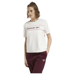 Cl F Linear Tee Pink/White