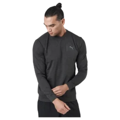 Cloudspun Crewneck Puma Black Heather