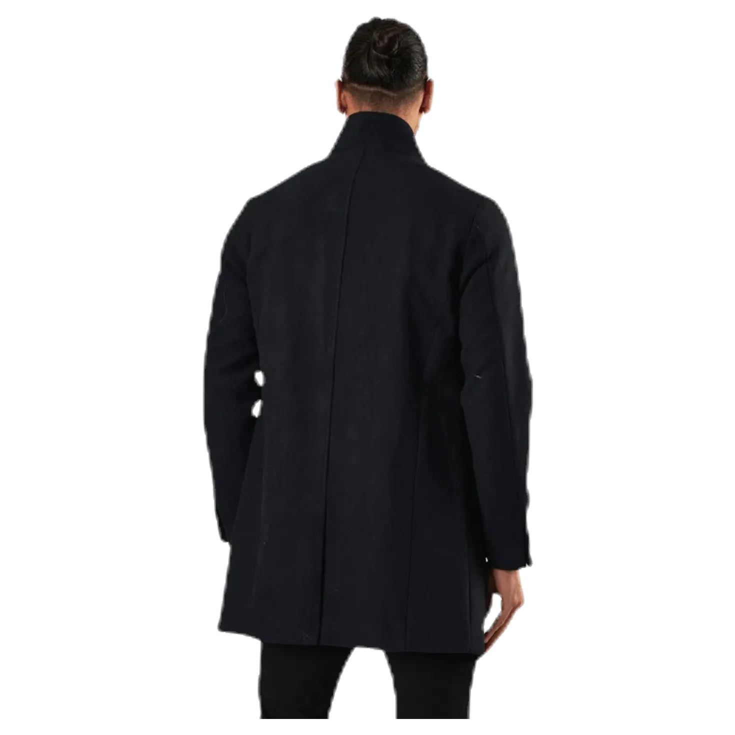 Collum Wool Coat Blue