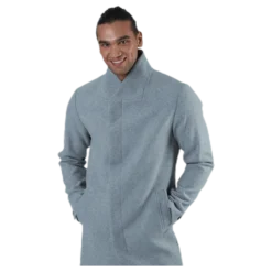 Collum Wool Coat Grey