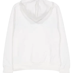 Colour-block Fleece Hoodie Flour/olive-delphinium