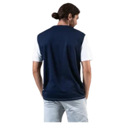 Colourblock Logo Tee White