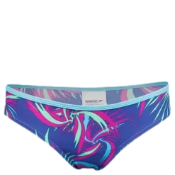 Colour Melt Allover Crop 2 Piece Blue