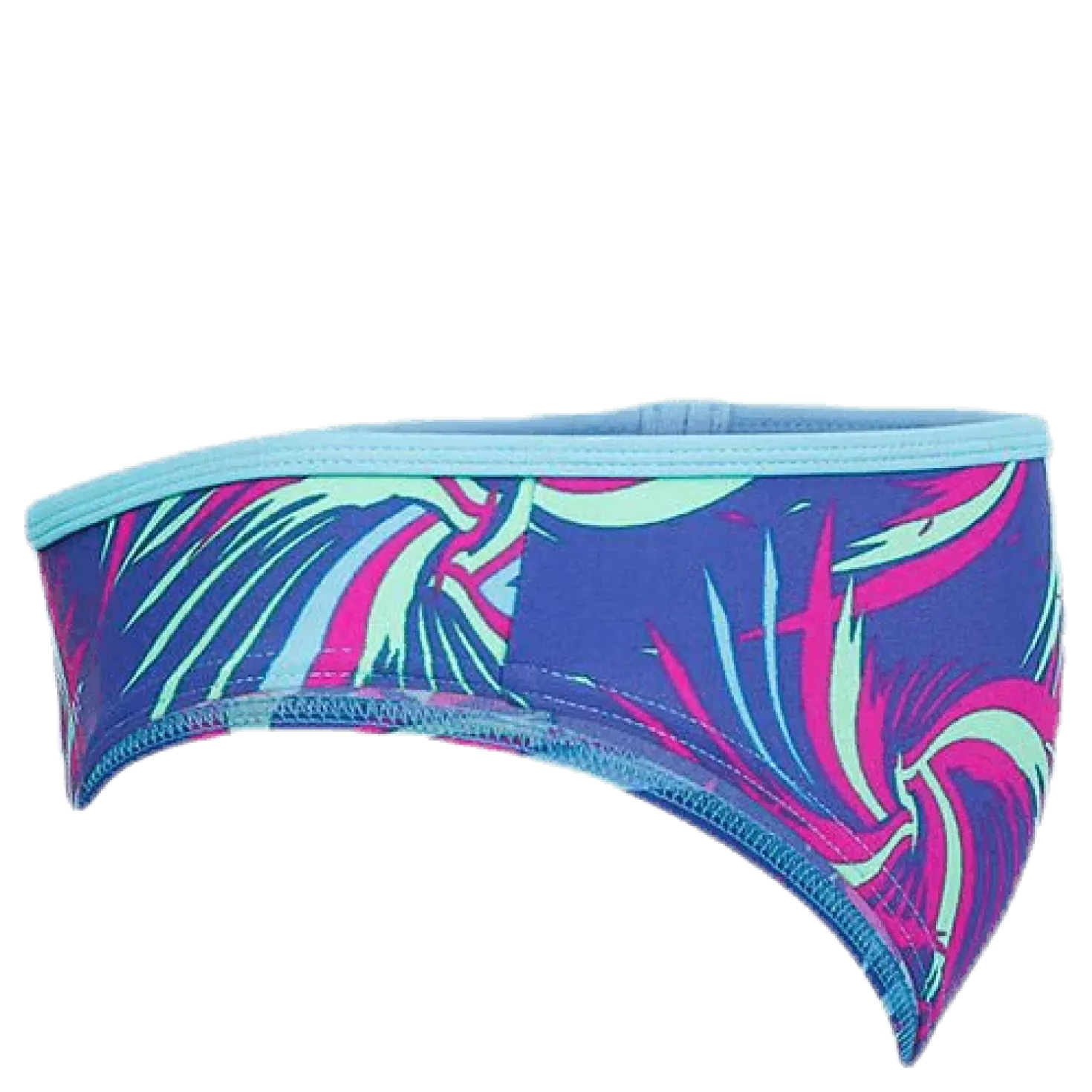Colour Melt Allover Crop 2 Piece Blue