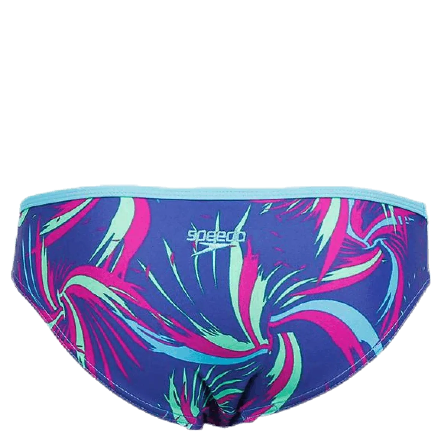 Colour Melt Allover Crop 2 Piece Blue