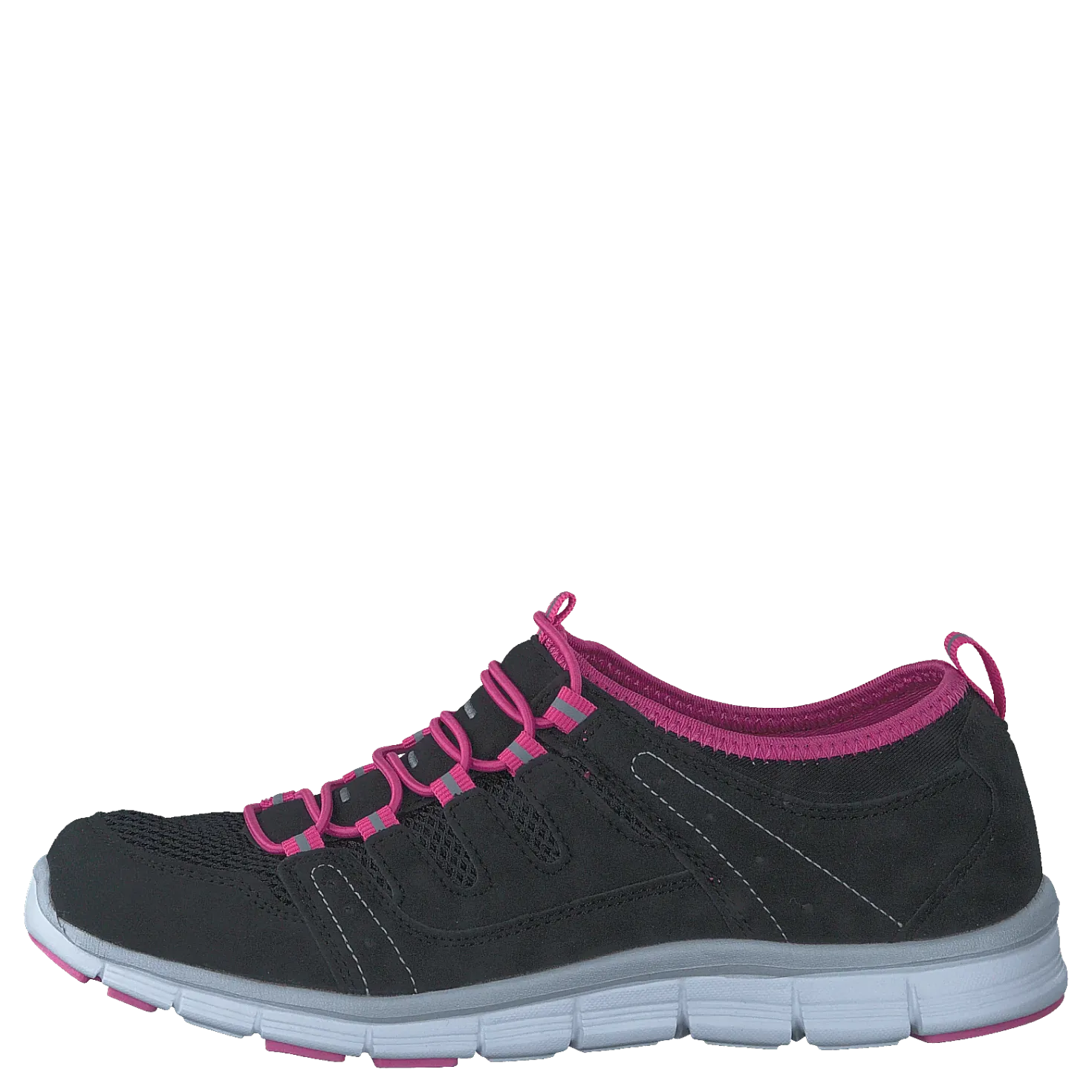 435-2311 Comfort Sock Black/Fuchsia