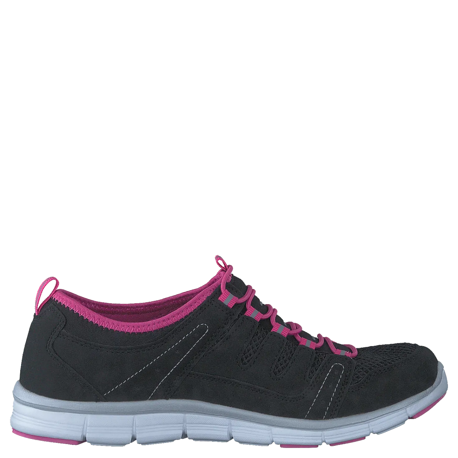 435-2311 Comfort Sock Black/Fuchsia