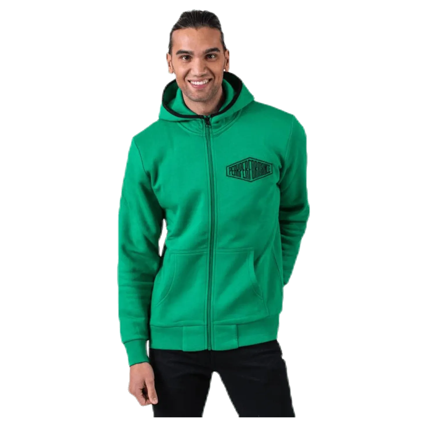 Comfy Zip Hood Green