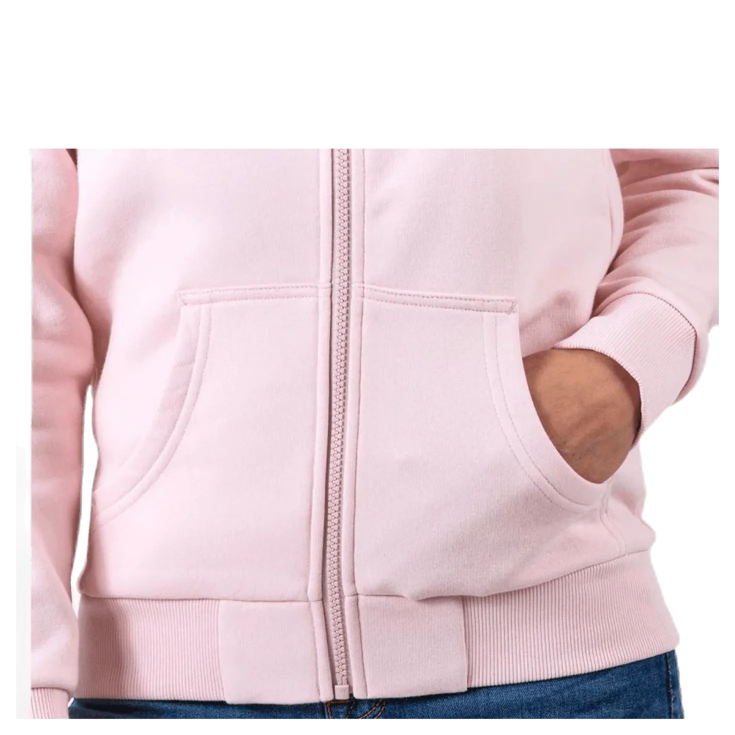 Comfy Zip Hood Pink