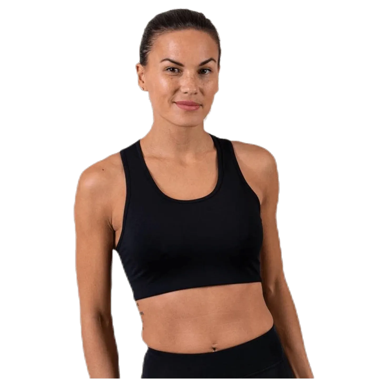 Compression Sports Bra C/D Black