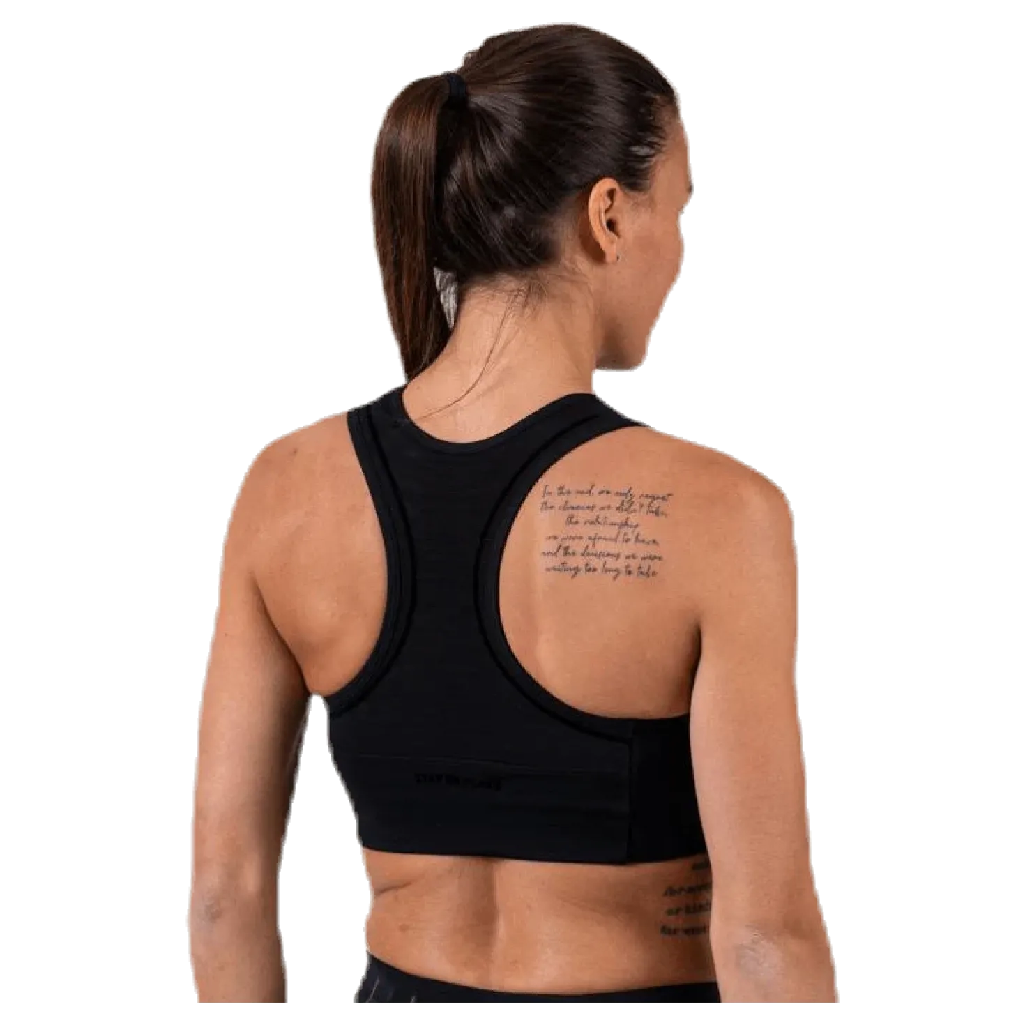 Compression Sports Bra C/D Black