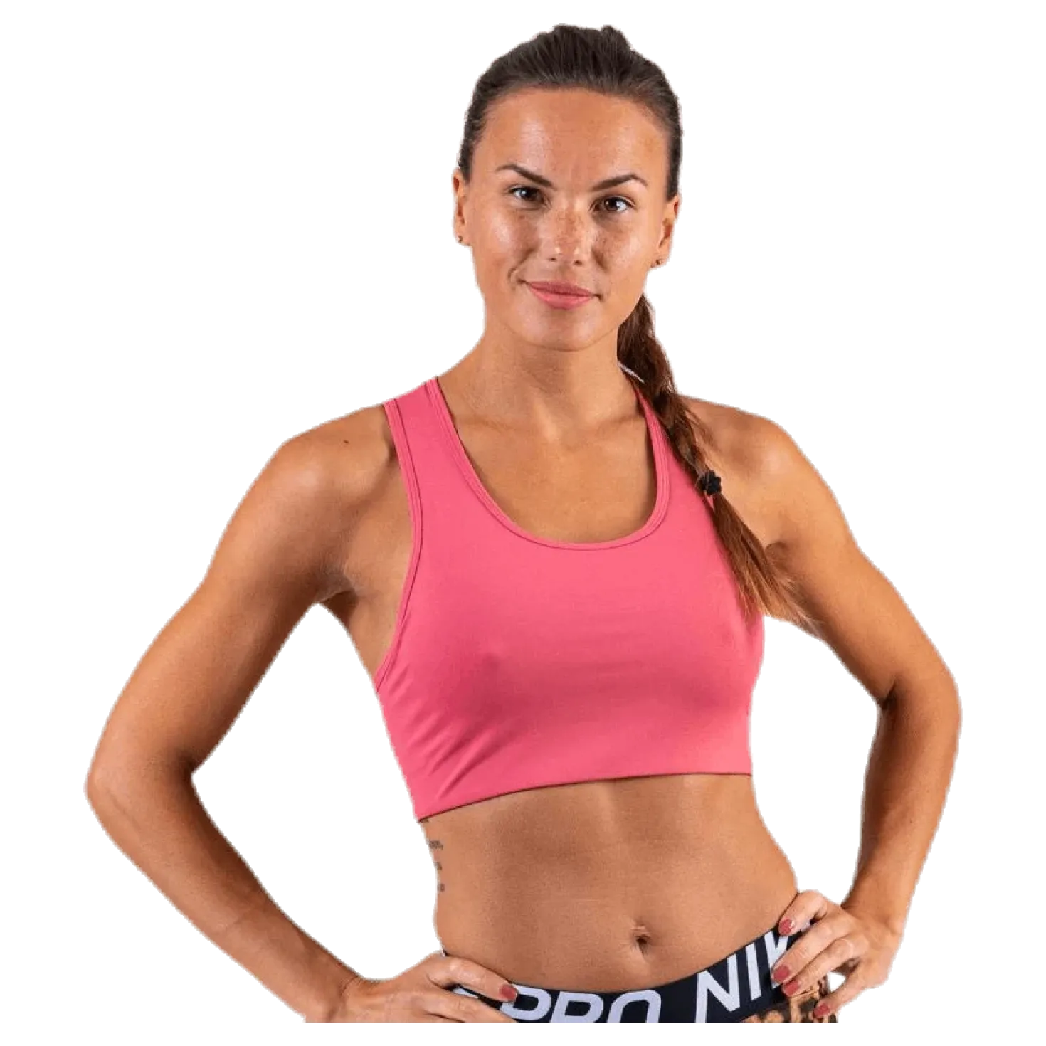 Compression Sports Bra Pink