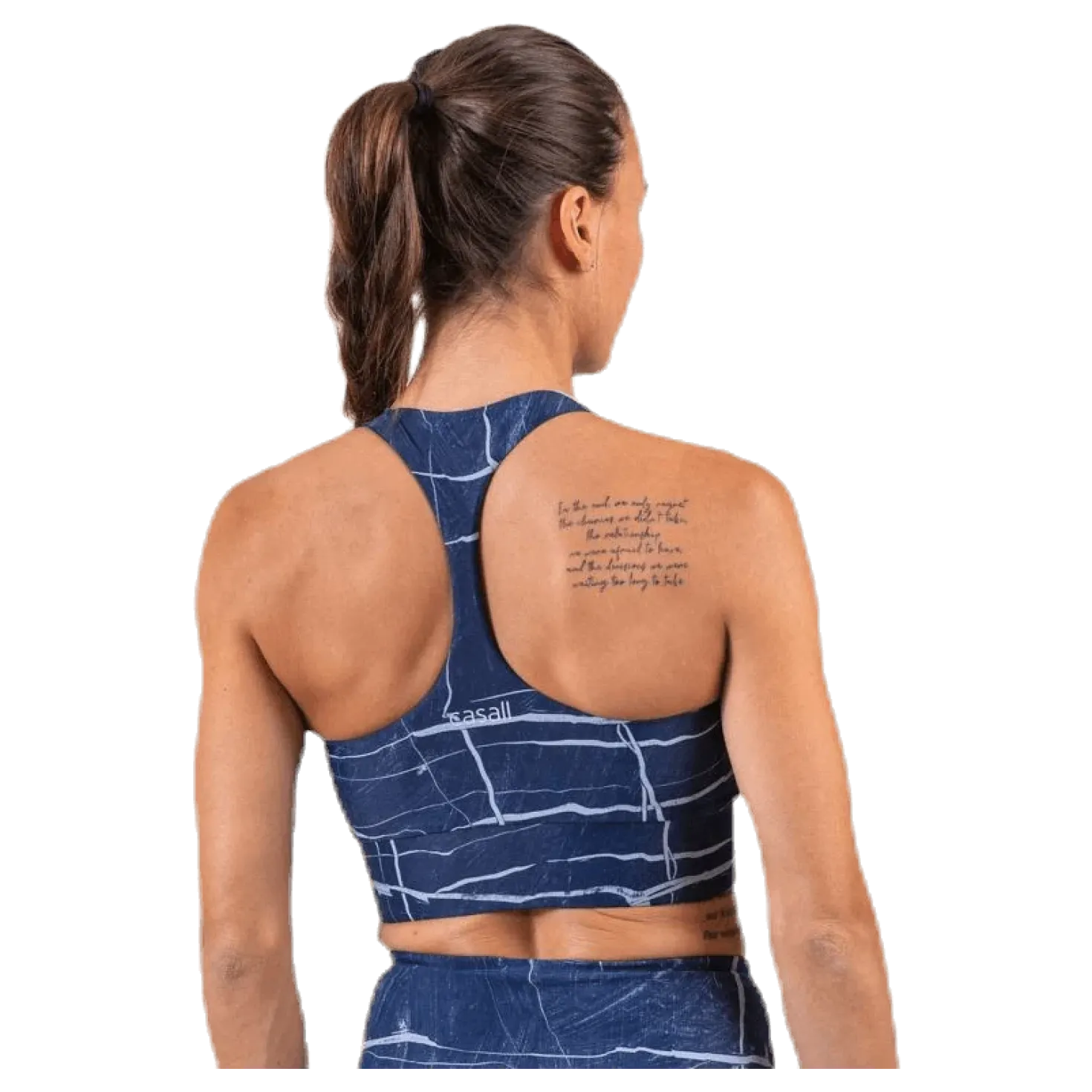 Concious Connected Sports Top Blue