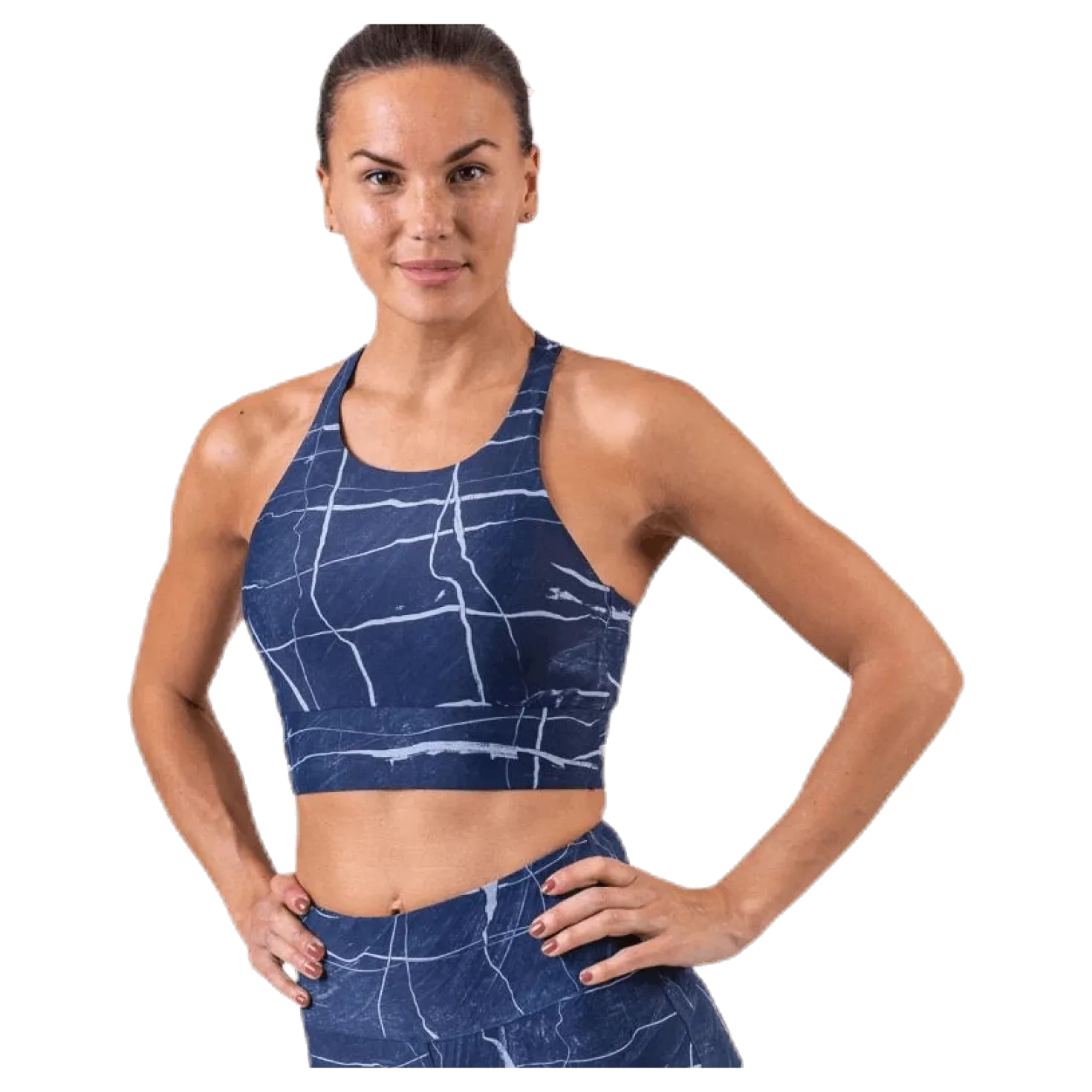 Concious Connected Sports Top Blue