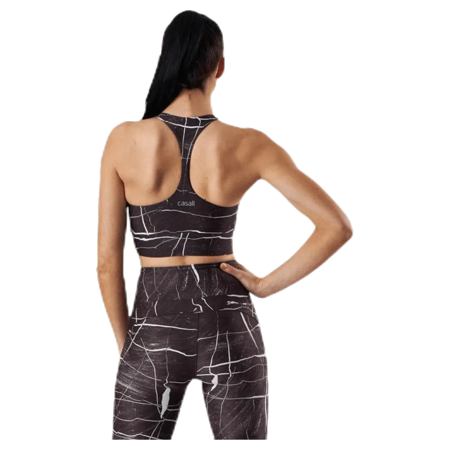 Concious Connected Sports Top Brown/White
