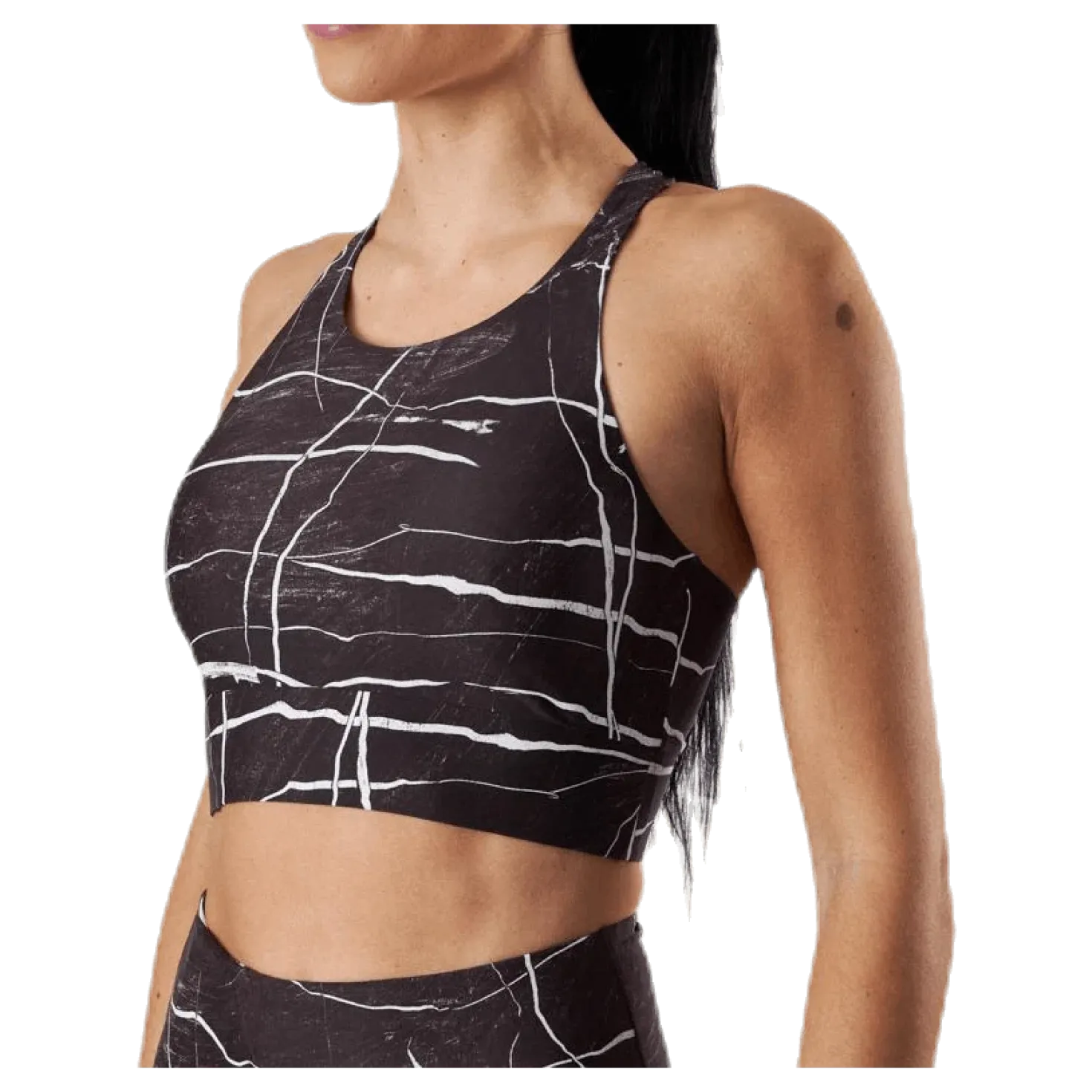 Concious Connected Sports Top Brown/White