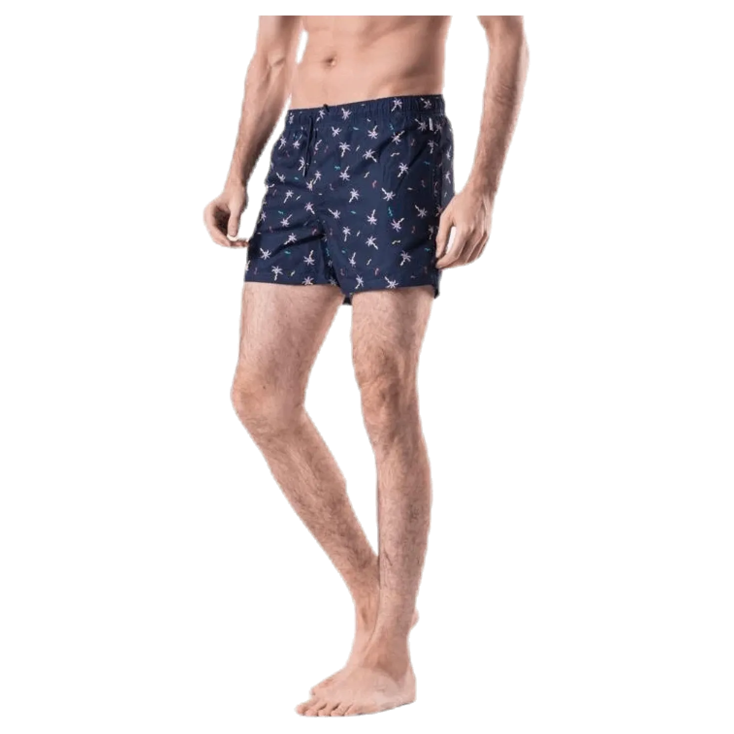 Confetti Palm Swim Shorts Blue