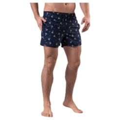 Confetti Palm Swim Shorts Blue