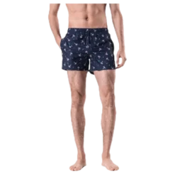 Confetti Palm Swim Shorts Blue