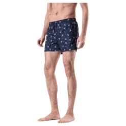 Confetti Palm Swim Shorts Blue
