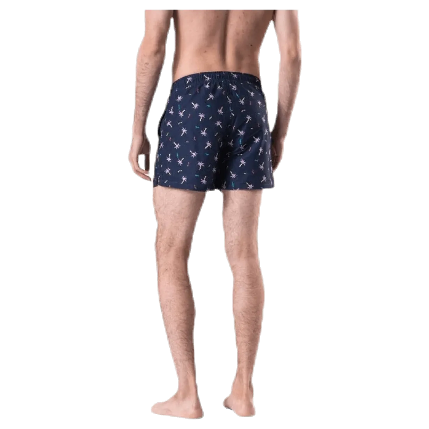 Confetti Palm Swim Shorts Blue