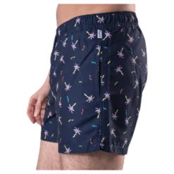 Confetti Palm Swim Shorts Blue