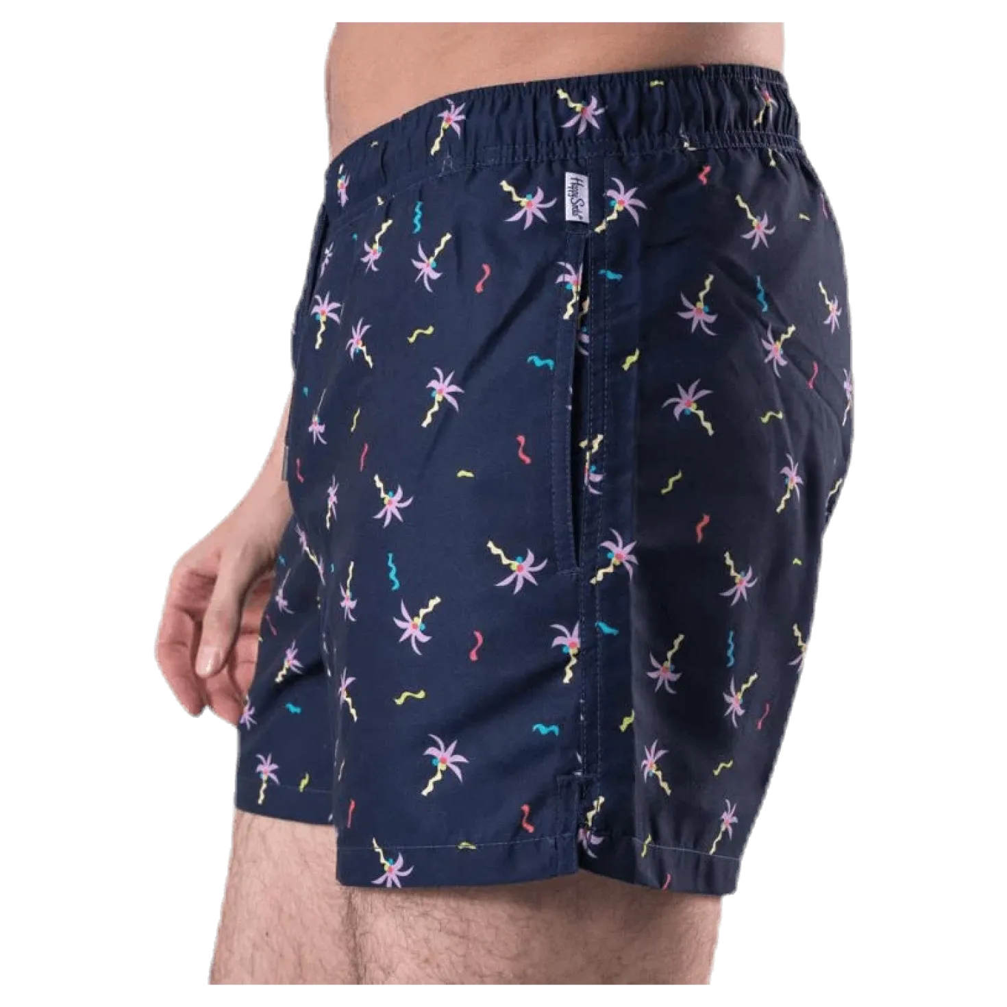 Confetti Palm Swim Shorts Blue