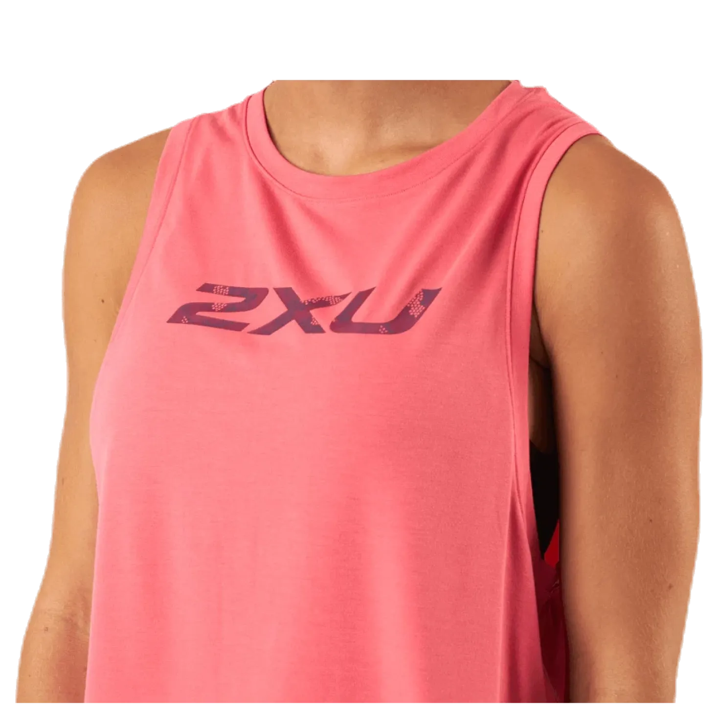 Contender Crop Tank-W Pink