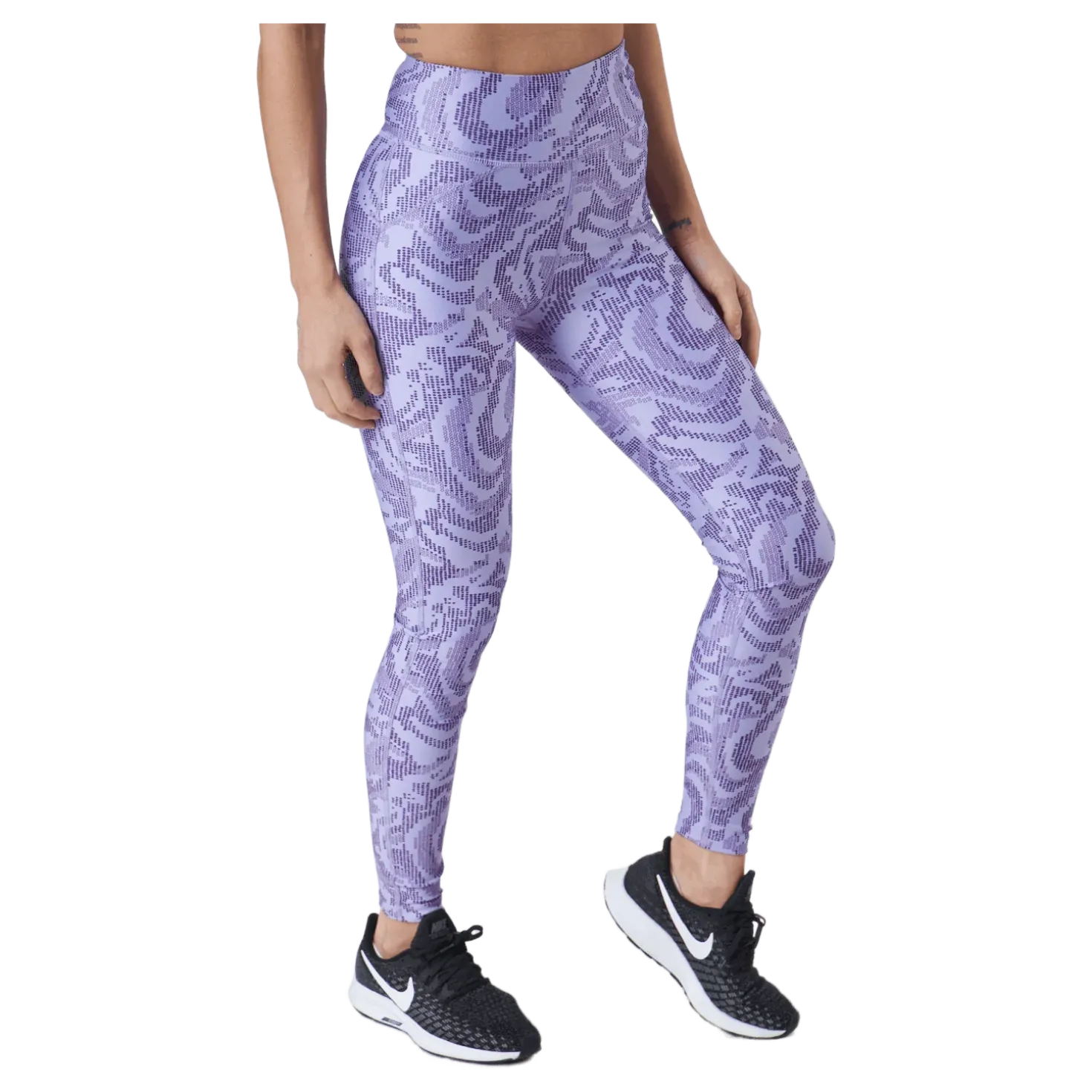 Control Tights Aop Hyacinth