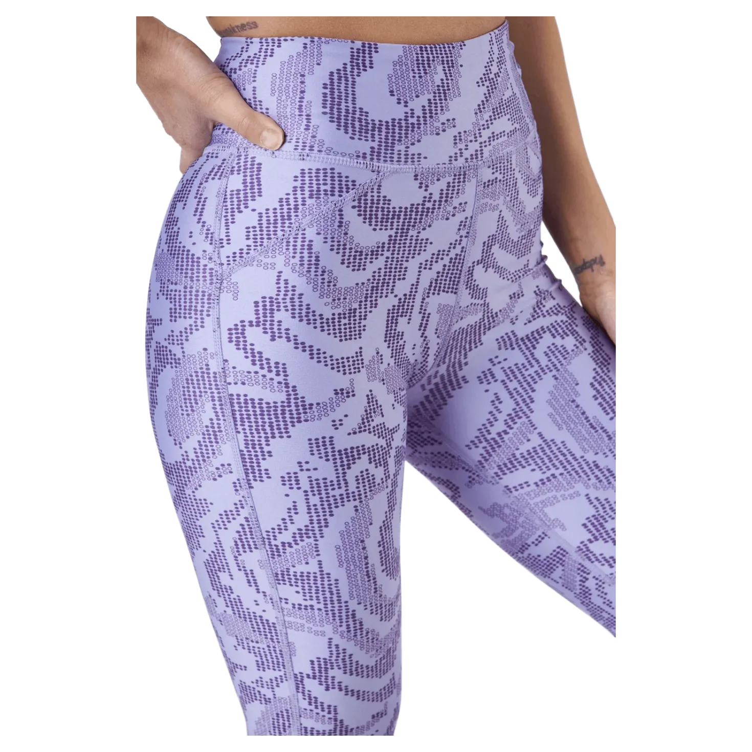 Control Tights Aop Hyacinth