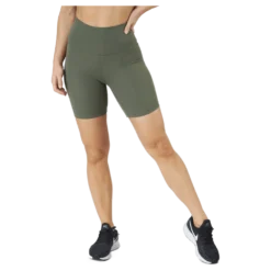 Core Biker Shorts Washed Green