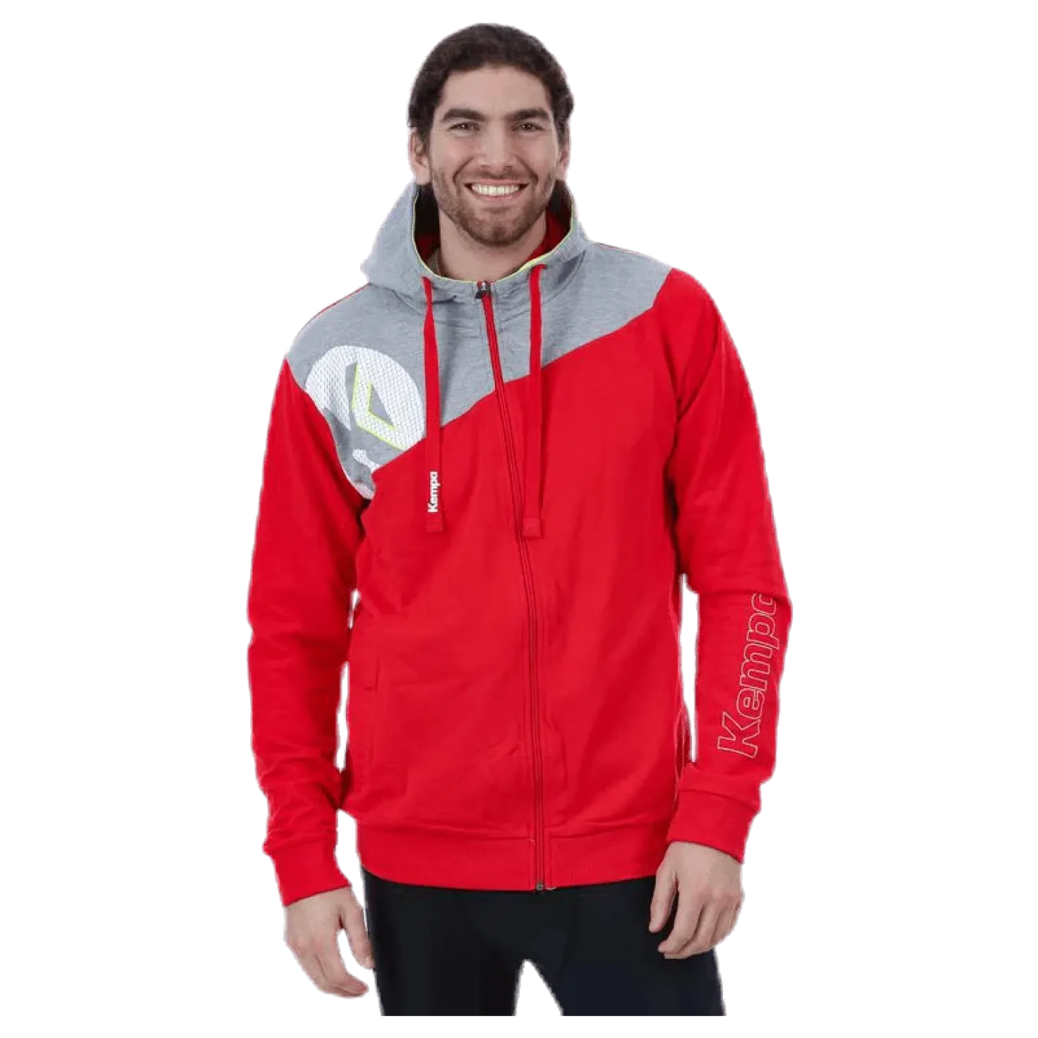 Core 2.0 Hood Jacket Grey/Red