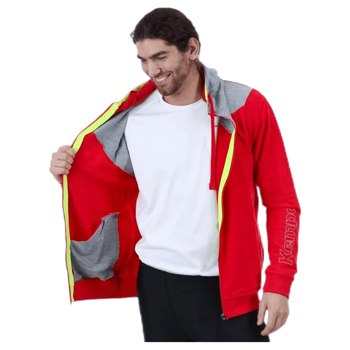 Core 2.0 Hood Jacket Grey/Red