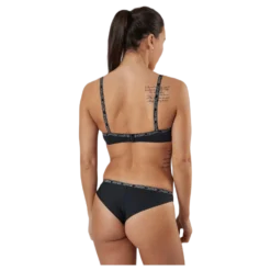 Core Logo Tape Bralette-Rp Black