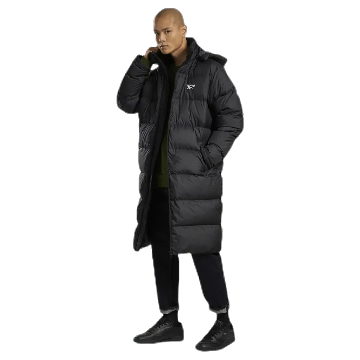 Core Long Down Jkt Black