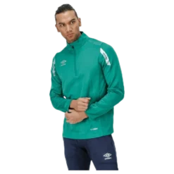 Core Sweat Half Zip Green