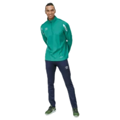 Core Sweat Half Zip Green