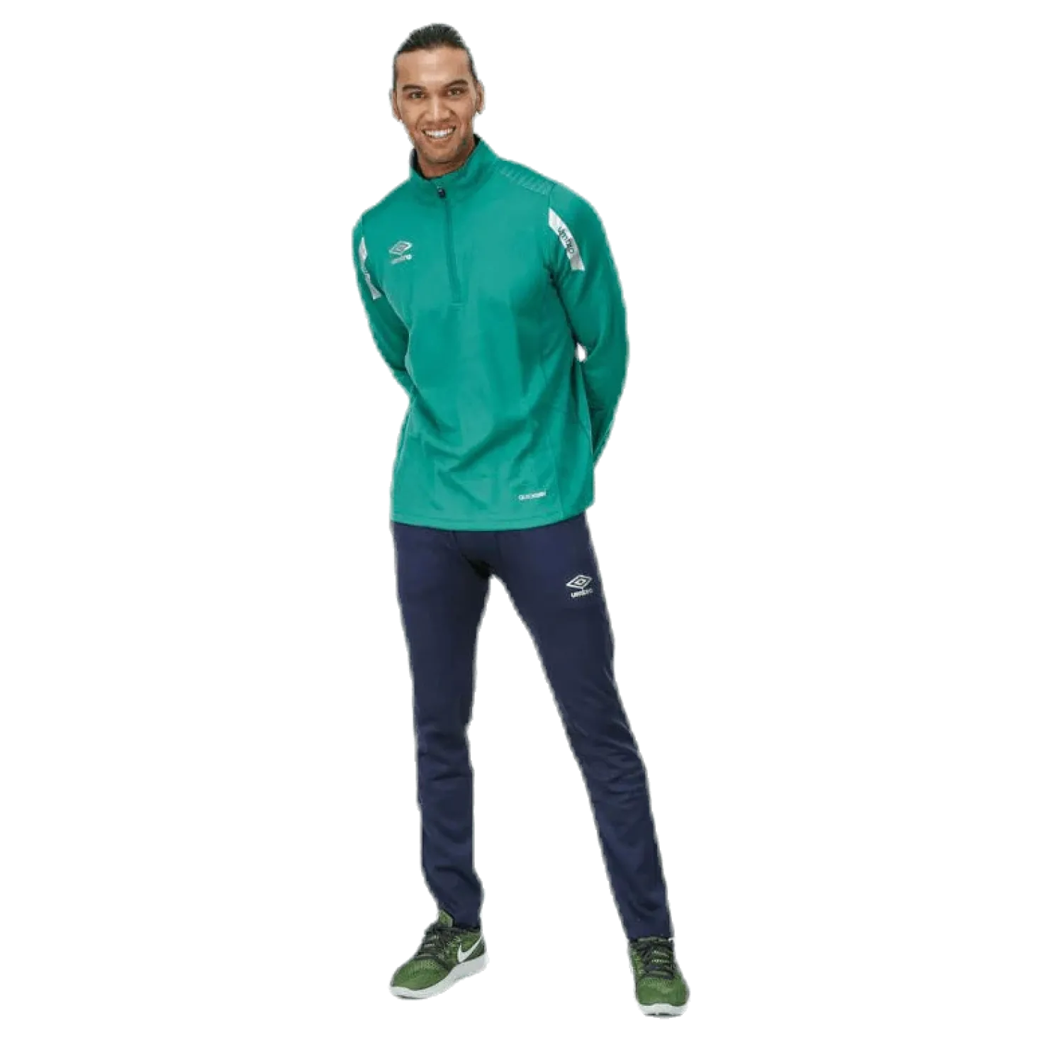 Core Sweat Half Zip Green