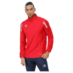 Core Sweat Half Zip Red