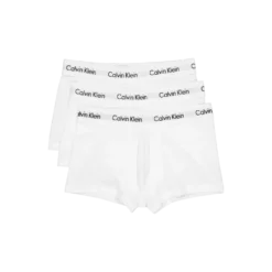 Cotton Stretch 3P Low Rise Trunk White