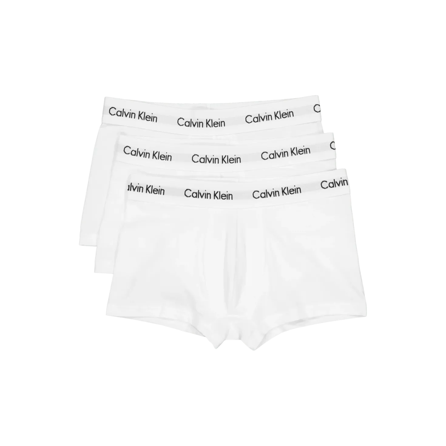 Cotton Stretch 3P Low Rise Trunk White