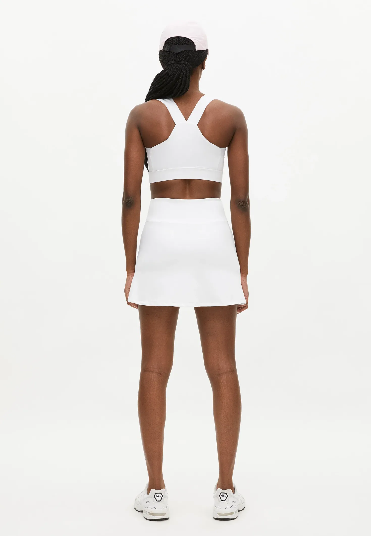 Court Jersey Skort White