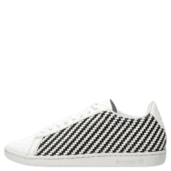 CourtsetT W Woven White/Black