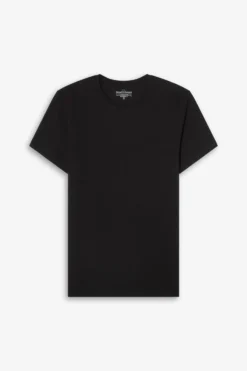 Crew-Neck Lightweigth cotton 2-pack Black