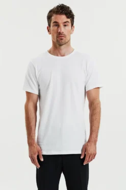 Crew-Neck Lightweigth cotton 2-pack White