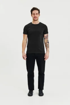 Crew-Neck 2-pack Black