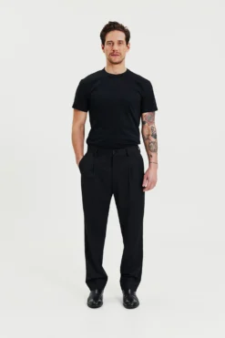 Crew-Neck Pima Black