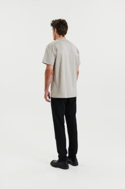 Crew-Neck Pima Greige