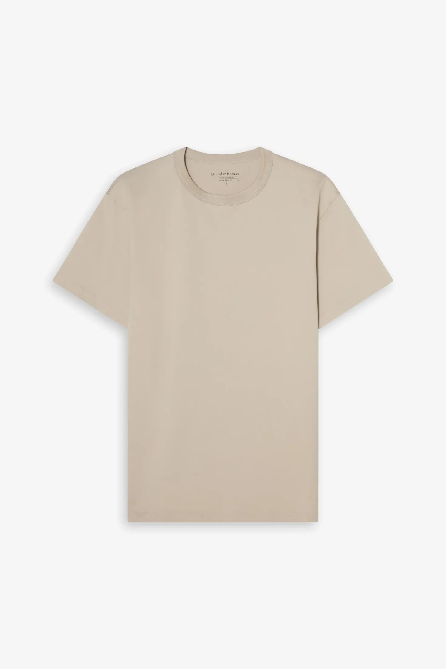 Crew-Neck Pima Greige