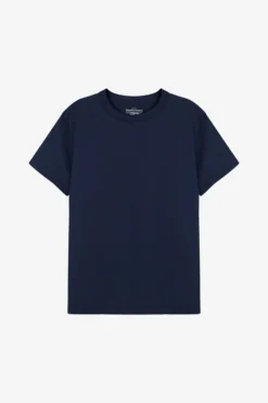 Crew-Neck Pima Navy Blue